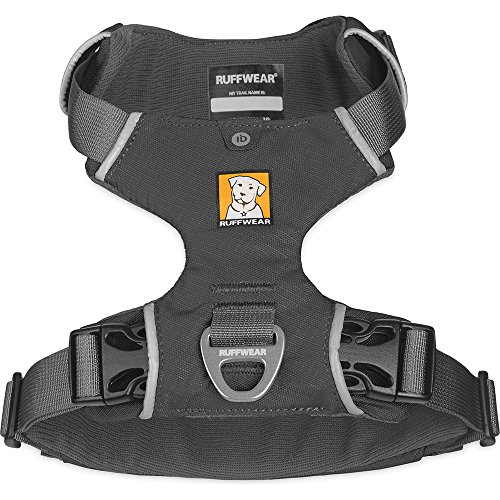 RUFFWEAR, Front Range, Everyday No Pull Dog Harness with Front Clip, Trail Running, Walking, Hiking, All-Day Wear, Twilight Gray, X-Small