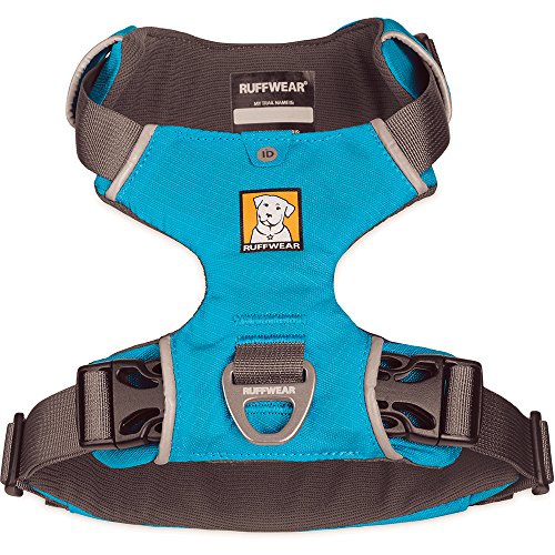 RUFFWEAR - Front Range, Everyday No Pull Dog Harness with Front Clip, Trail Running, Walking, Hiking, All-Day Wear, Pacific Blue, Medium