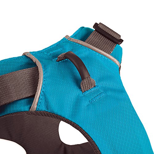 RUFFWEAR - Front Range, Everyday No Pull Dog Harness with Front Clip, Trail Running, Walking, Hiking, All-Day Wear, Pacific Blue, Medium
