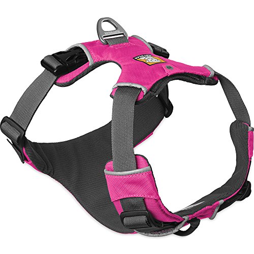 RUFFWEAR - Front Range, Everyday No Pull Dog Harness with Front Clip, Trail Running, Walking, Hiking, All-Day Wear, Alpenglow Pink (2016), Medium