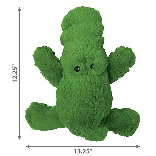 KONG - Cozie Ali Alligator - Indoor Cuddle Squeaky Plush Dog Toy - X-Large, for Large Breeds