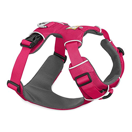 RUFFWEAR - Front Range, Everyday No Pull Dog Harness with Front Clip, Trail Running, Walking, Hiking, All-Day Wear, Wild Berry (2017), Medium