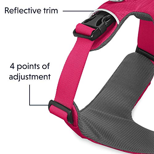 RUFFWEAR - Front Range, Everyday No Pull Dog Harness with Front Clip, Trail Running, Walking, Hiking, All-Day Wear, Wild Berry (2017), Medium