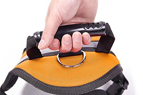 Big Dog Harness Soft Reflective No Pull Orange Size L 26-36inch