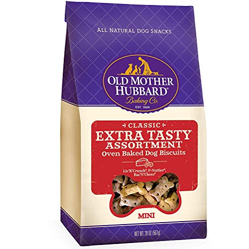 Old Mother Hubbard Crunchy Classic Natural Dog Treats, Extra Tasty, Mini Biscuits, 20 Oz - 2 PACK