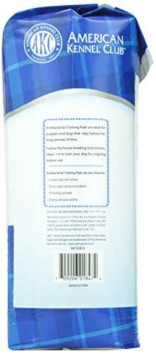 American Kennel Club Scented Puppy Training Pads with Ultra Absorbent Quick Dry Gel – 22 x 22 Puppy Pads - Fresh Scented - Pack of 50