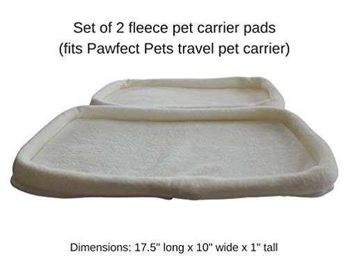 Premium Pet Travel Carrier, Airline Approved, Soft-Sided, Comes with Two Pet Mats, Perfect for Small Dogs and Cats (Replacement Mats)