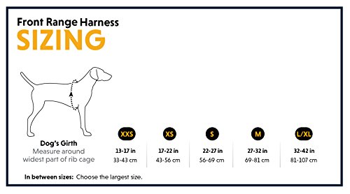 RUFFWEAR - Front Range, Everyday No Pull Dog Harness with Front Clip, Trail Running, Walking, Hiking, All-Day Wear, Twilight Gray (2016), Large/X-Large