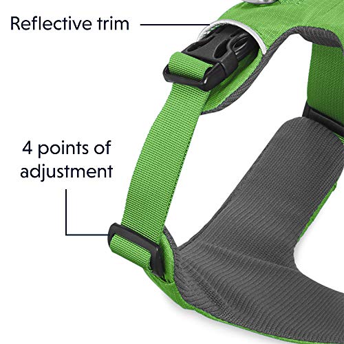 Ruffwear All-Day Dog Front Range Harness, Green (Meadow Green), S