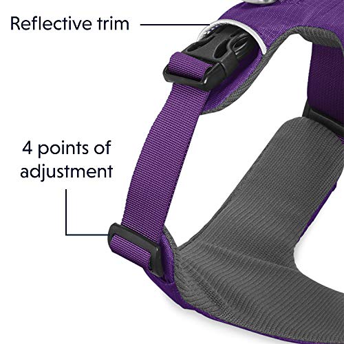 RUFFWEAR - Front Range Dog Harness, Reflective and Padded Harness for Training and Everyday, Tillandsia Purple (2017), Small