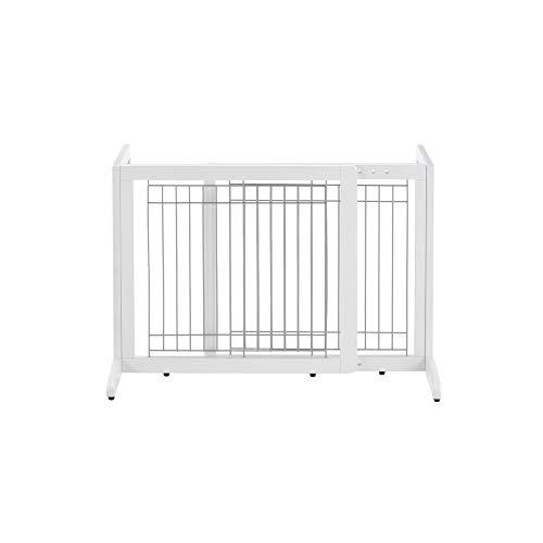Richell Freestanding Pet Gate, Small, Origami White