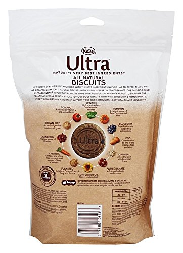 DISCONTINUED: ULTRA All Natural Biscuits Antioxidant Blend With Wild Blueberry and Pomegranate Dog Treats 16 oz.
