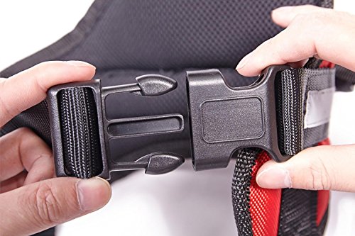 EXPAWLORER Dog Harness for Large Dogs No Pull - Dog Vest Harness Reflective Dog Harness with Handle Adjustable for Medium to Large Dogs Red