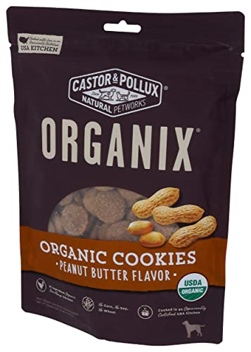 Castor & Pollux Organix Organic Dog Cookies - Peanut Butter - 12 oz
