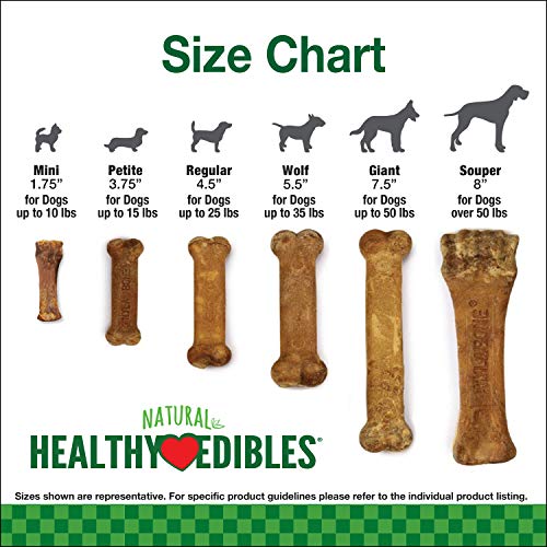Nylabone Healthy Edibles Roast Beef Flavor Chew Treats for Dog 1 Count Roast Beef Large/Giant