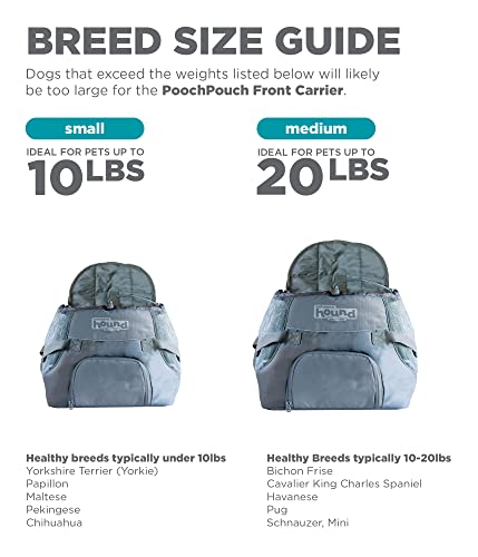 Outward Hound PoochPouch Dog Front Carrier, Small, Grey