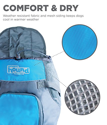 Outward Hound PoochPouch Dog Front Carrier, Small, Grey