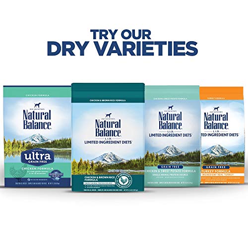 Natural Balance Limited Ingredient Original Biscuits | Brown Rice & Lamb Dog Treats for Small-Breed Adult Dogs | 8-oz. Pouch