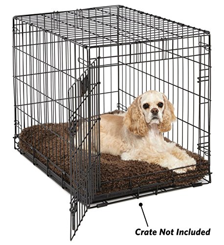 MidWest Homes for Pets Deluxe Dog Beds | Super Plush Dog & Cat Beds Ideal for Dog Crates | Machine Wash & Dryer Friendly, 1-Year Warranty