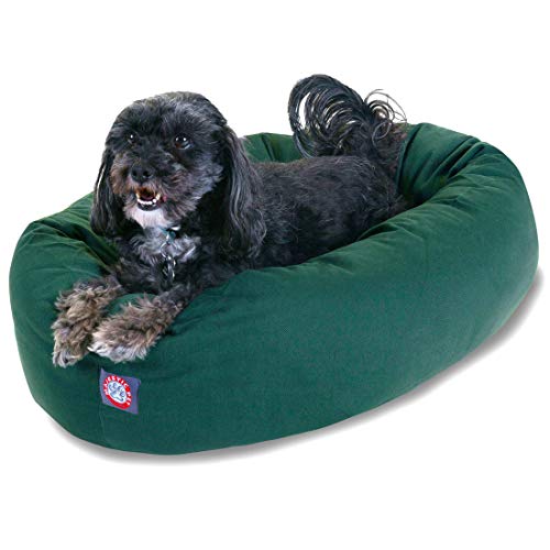 24 inch Green Bagel Dog Bed By Majestic Pet Products