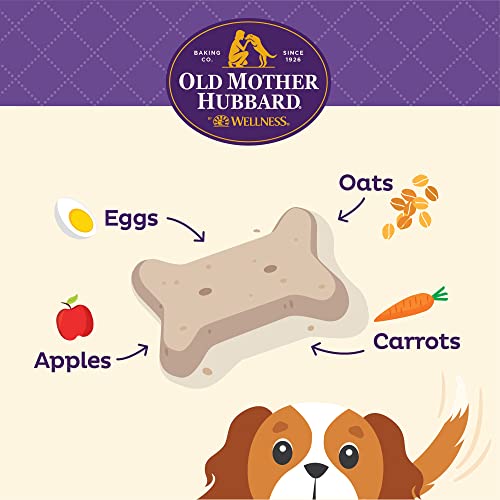 Old Mother Hubbard by Wellness Classic Liv'R'Crunch Natural Dog Treats, Crunchy Oven-Baked Biscuits, Ideal for Training, 20 ounce bag