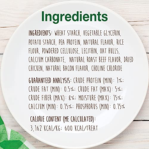 Nylabone Healthy Edibles Roast Beef Flavor Chew Treats for Dog 1 Count X-Large/Souper