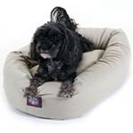 24 inch Khaki Bagel Dog Bed By Majestic Pet Products