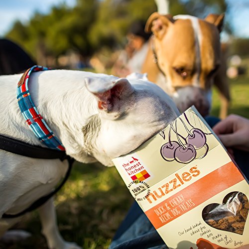 The Honest Kitchen Nuzzles: Natural Hand-Baked Wheat-Free Duck & Cherry Dog Treat Cookies, 8 oz