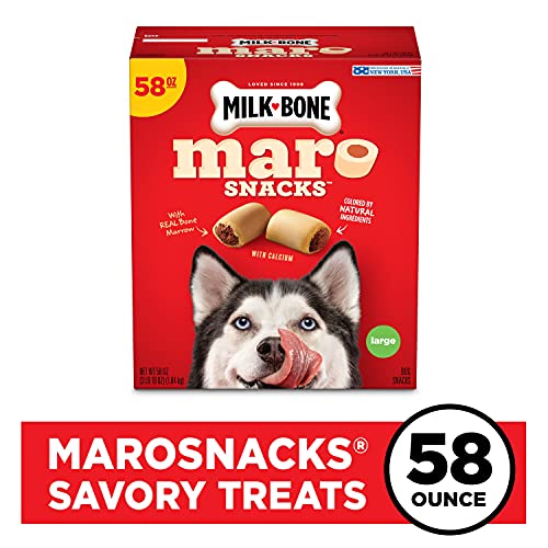 Milk-Bone MaroSnacks Large Dog Treats With Bone Marrow, 58 Ounces