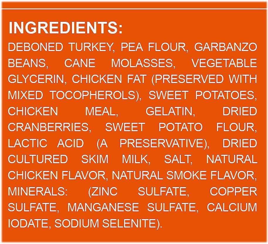 Triumph Dog Turkey, Pea, & Berry Grain Free Jerky, 24-Ounce