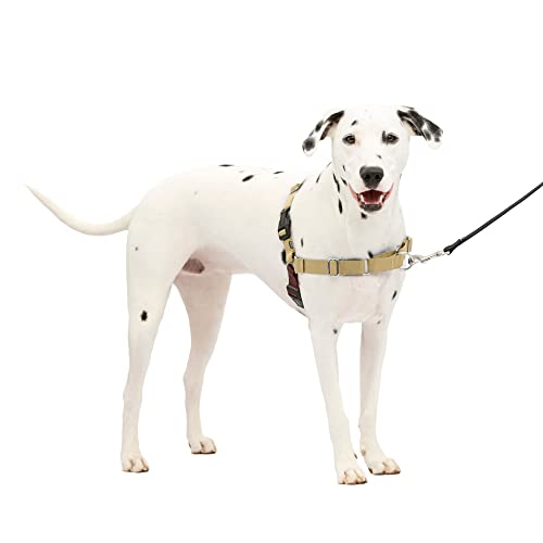 PetSafe Easy Walk No-Pull Dog Harness - The Ultimate Harness to Help Stop Pulling - Take Control & Teach Better Leash Manners - Helps Prevent Pets Pulling on Walks - Medium/Large, Fawn/Brown