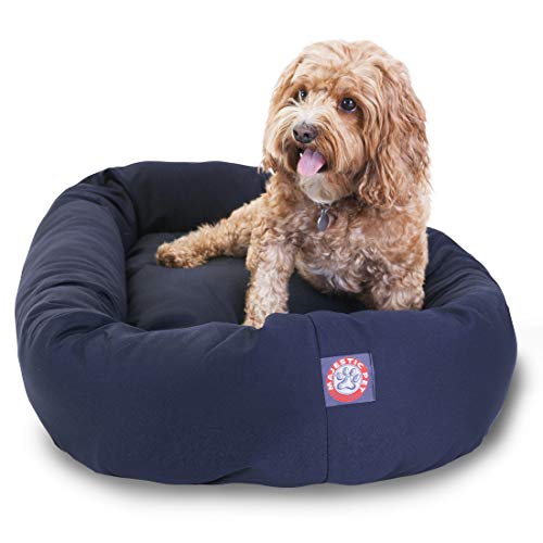 32 inch Blue Bagel Dog Bed By Majestic Pet Products