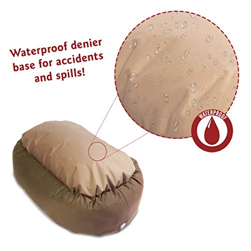 32 inch Khaki Bagel Dog Bed By Majestic Pet Products