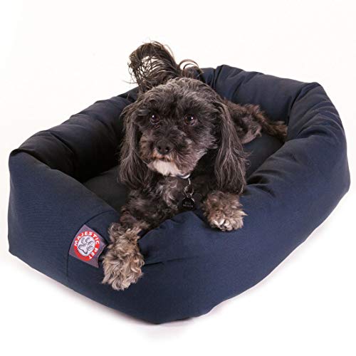 24 inch Blue Bagel Dog Bed By Majestic Pet Products
