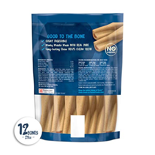 Purina Busy Bone Dog Chew Mini Dog Treats for Small Dogs, (2) 12 ct. Pouches