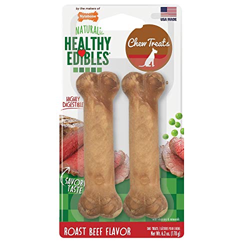 Nylabone Healthy Edibles Giant Size Roast Beef Flavored Dog Bone Chew