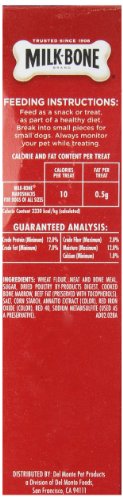 Milk-Bone MaroSnacks Dog Treats for Small Dogs, 15-Ounce (Pack of 6)