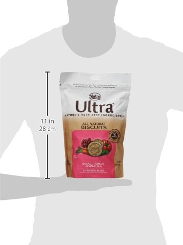 DISCONTINUED: ULTRA All Natural Biscuits Superfood Blend Small Breed Formula Dog Treats 16 Ounces