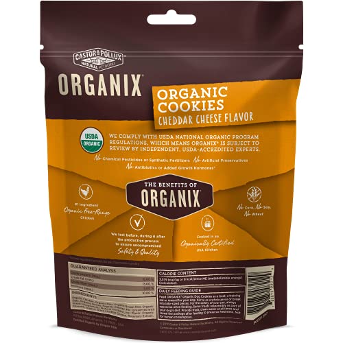 Castor & Pollux Organix Organic Cheddar Cheese Flavor Cookies Dog Treats, 12-oz bag