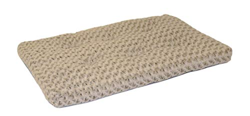 MidWest Homes for Pets Deluxe Dog Beds | Super Plush Dog & Cat Beds Ideal for Dog Crates | Machine Wash & Dryer Friendly, 1-Year Warranty, Mocha, 48-Inch