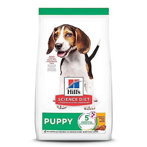 Hill's Science Diet Dry Dog Food, Puppy, Chicken Meal & Barley Recipe, 15.5 lb. Bag