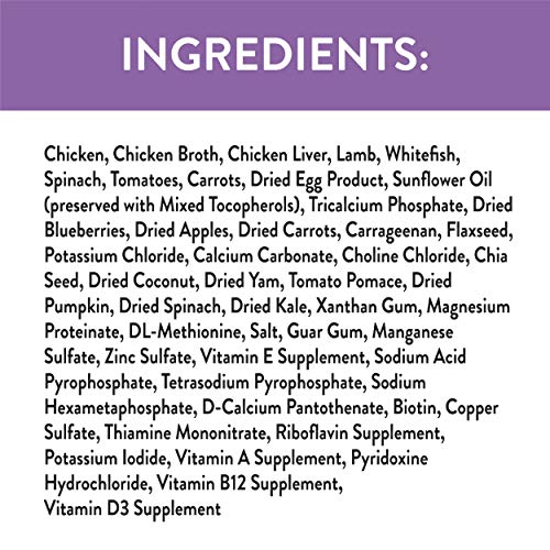 NUTRO ULTRA Adult Grain Free Soft Wet Dog Food, Trio of Proteins Chicken, Lamb & Whitefish with Superfoods Paté, (24) 3.5 oz. Trays