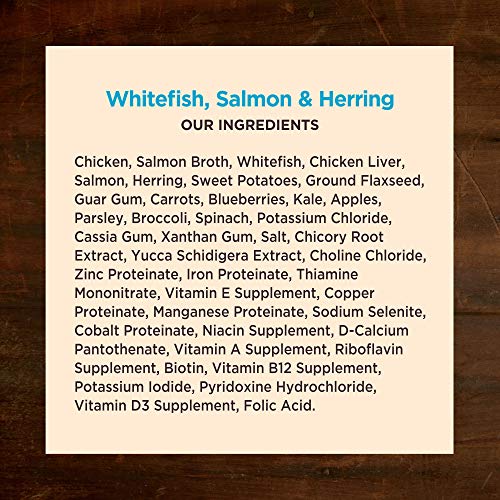 Wellness CORE Natural Wet Grain Free Canned Dog Food, Whitefish, Salmon & Herring, 12.5-Ounce Can (Pack of 12)