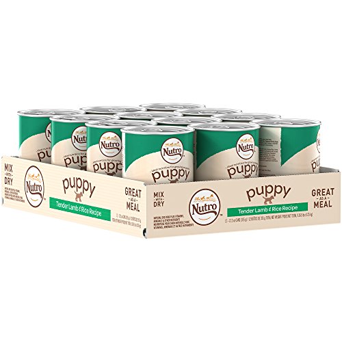 DISCONTINUED: NUTRO Large Breed PUPPY Tender Lamb Recipe Bites in Gravy Canned Dog Food 12.5 Ounces (Pack of 12)