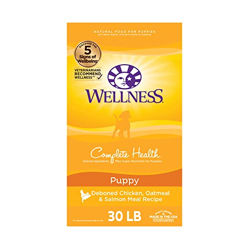 Wellness Puppy Food - Chicken, Salmon & Oatmeal (30 lbs)