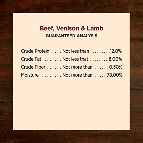 Wellness CORE Natural Wet Grain Free Canned Dog Food, Beef, Venison & Lamb, 12.5-Ounce Can (Pack of 12)