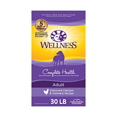 Wellness Complete Health Dog Food: Real Meat & Natural Ingredients, All Breeds, Adult Dogs