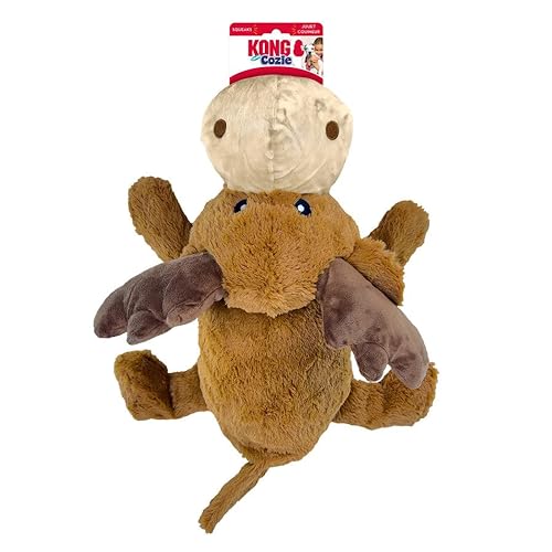 KONG Cozie Marvin Moose Plush Toy for Medium Dogs