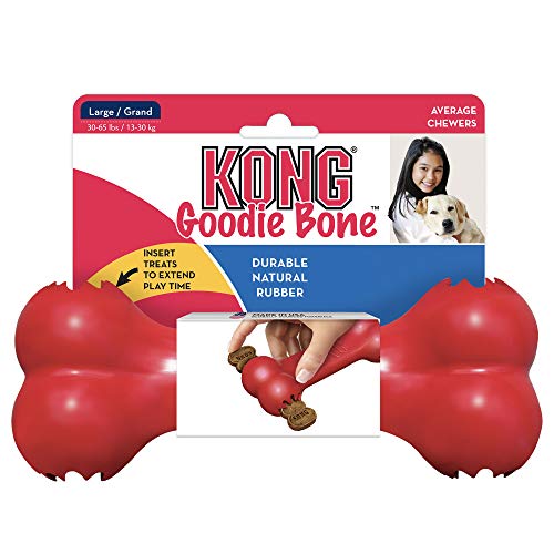 Durable Rubber Bone for Aggressive Chewers - Large