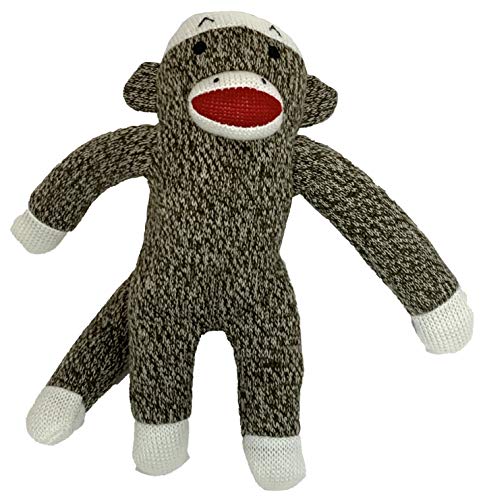 Sock Monkey Plush Toy for Dogs – All Breeds